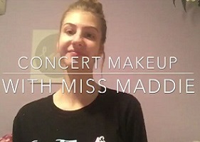 How to Concert Makeup Guide with Miss Maddie